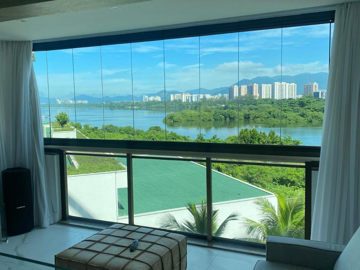 Apto De Frente Para A Praia Com Vista Pra Lagoa リオデジャネイロ エクステリア 写真